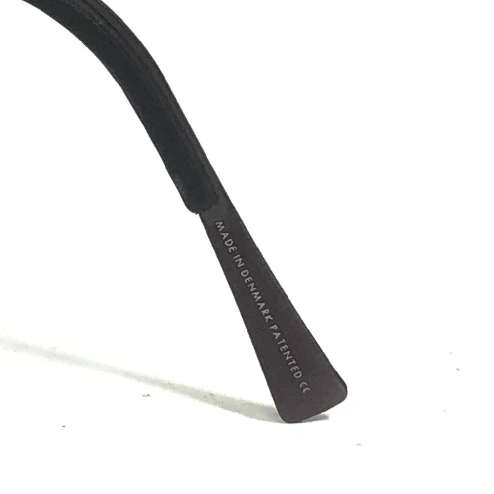 Lindberg Eyeglasses Frames 9701 U14 Shiny Black Dark Matte Purple 53-16-135